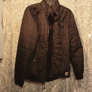 Womens Black carhartt jacket coat